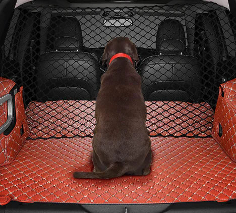 Car Pet Barrier Net - Dog Safety Isolation Mesh for Vehicles