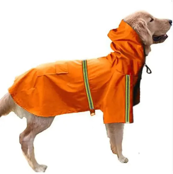 Waterproof Dog Rain Coat - All-Weather Pet Jacket with Hood