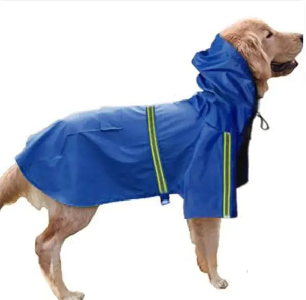 Waterproof Dog Rain Coat - All-Weather Pet Jacket with Hood
